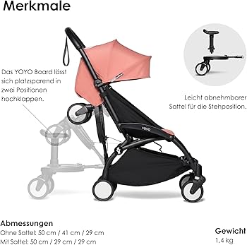 BABYZEN YOYO board - Sicher für Kinder bis zu 20 kg - YOYO2